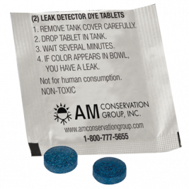 AM Conservation Toilet Leak Detection Dye Tablets