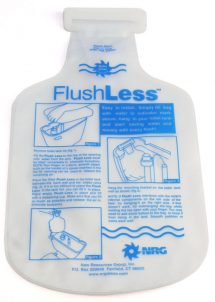 Flush Less Water Saver Displacement Bag