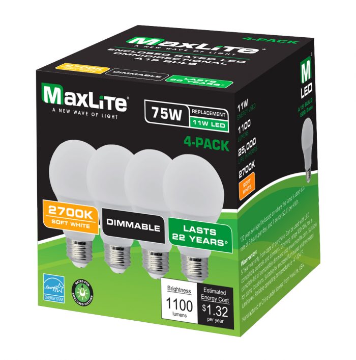 Maxlite LED Enclosed Rated Light Bulb GP Conservation