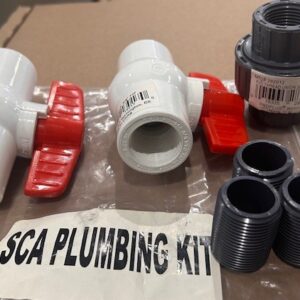 Scaltrol Plumbing Kit- Ball Valve, Union & Threaded Adapters